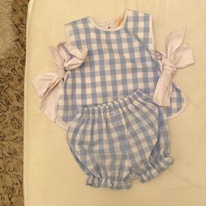 TBBC matching bloomers and apron style top